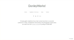 Desktop Screenshot of donleyworks.com